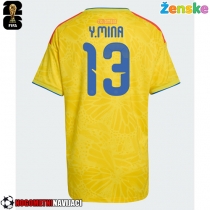 Ženske Nogometnih dresov Kolumbija Yerry Mina #13 Domači SP 2026 Kratki rokavi